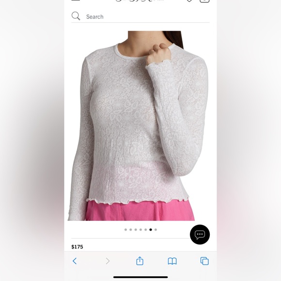 Rag and bone lace top - Picture 3 of 3